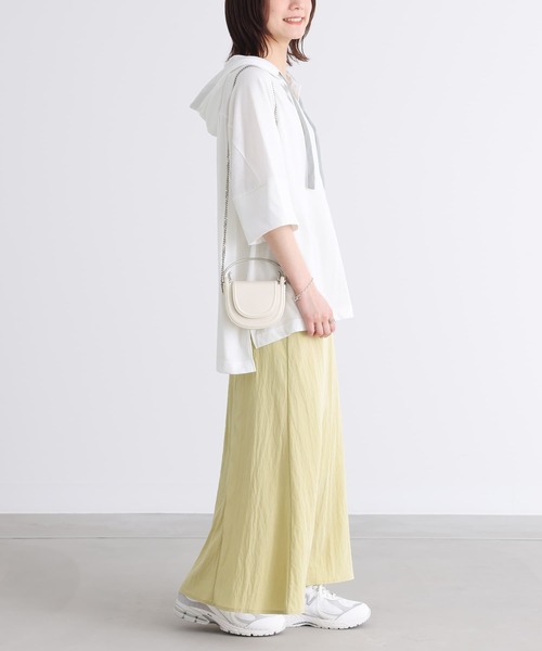 n'OrLABEL（ノアールレーベル）の「『ゆるラフキーネックパーカー』（Tシャツ/カットソー・レディース・ブルー/ラベンダー/レッド/オフホワイト/モカ/ブラック/グリーン/グレー・FREE）」の15枚目の写真