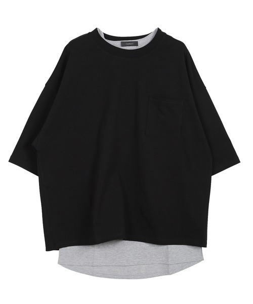roshell(ロシェル)の「ビッグシルエット ポケット付きTシャツ タンクトップ アンサンブルセット(アンサンブル・メンズ・ホワイト/ブラック/ネイビー/ブルー/グレー系その他/スモークピンク/チャコール・MEDIUM/LARGE/X-LARGE)」の22枚目の写真