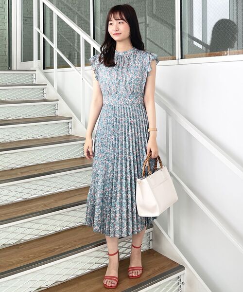 index（インデックス）の「◆バンブーハンドルスクエアトートバッグ【2WAY】（トートバッグ・レディース・オフホワイト/ライトグリーン/ベビーピンク・00）」の7枚目の写真