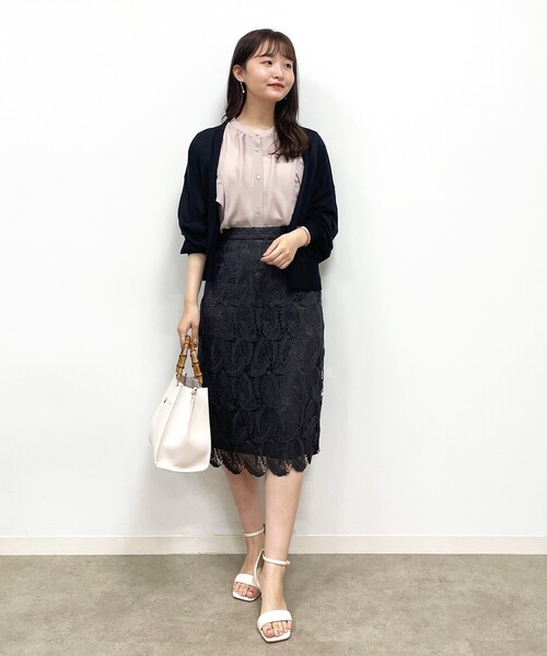 index（インデックス）の「◆バンブーハンドルスクエアトートバッグ【2WAY】（トートバッグ・レディース・オフホワイト/ライトグリーン/ベビーピンク・00）」の10枚目の写真