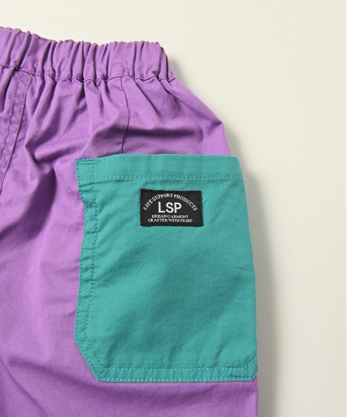 Life Support Products（ライフサポートプロダクツ）の「6分丈タックパンツ（80～150cm）（その他パンツ・キッズ・ブラック/パープル/ネイビー/イエロー/ブルー/グリーン・90/100/110/120/80/130/95/140/150）」の12枚目の写真