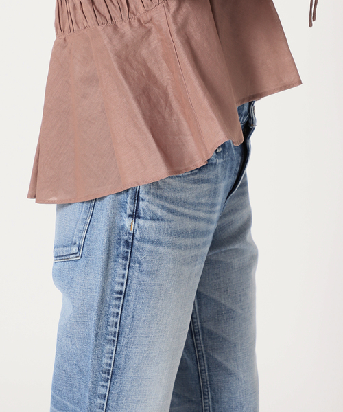IENA LA BOUCLE(イエナラブークル)の「IENA LA BOUCLE 麻ダブルカラーブラウス(シャツ/ブラウス・レディース・パープル/ネイビー/ピンク・FREE)」の14枚目の写真