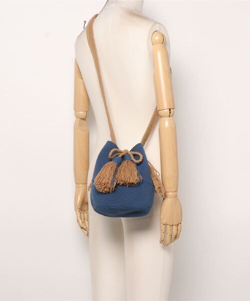 JARDIN DEL CIELO(ジャルディン デル シエロ)の「【JARDIN DEL CIELO/ジャルディンデルシエロ】MEDIUM TRADTI(ショルダーバッグ・レディース・ブルー/ブラック/カーキ/ベージュ・FREE)」の16枚目の写真