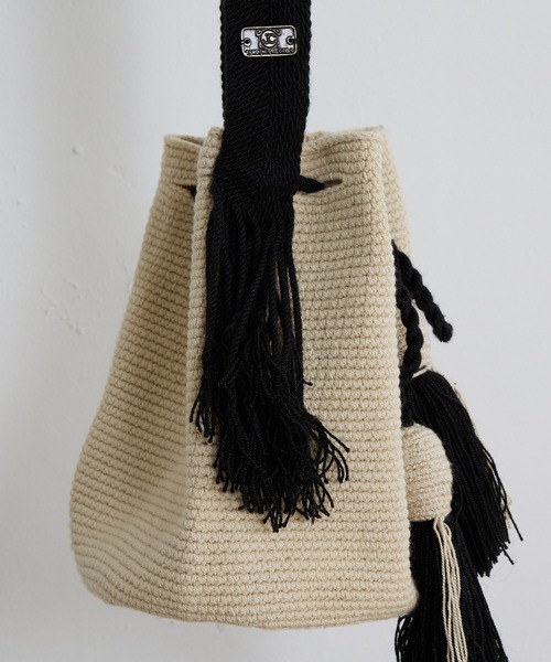 JARDIN DEL CIELO(ジャルディン デル シエロ)の「【JARDIN DEL CIELO/ジャルディンデルシエロ】MEDIUM TRADTI(ショルダーバッグ・レディース・ブルー/ブラック/カーキ/ベージュ・FREE)」の9枚目の写真