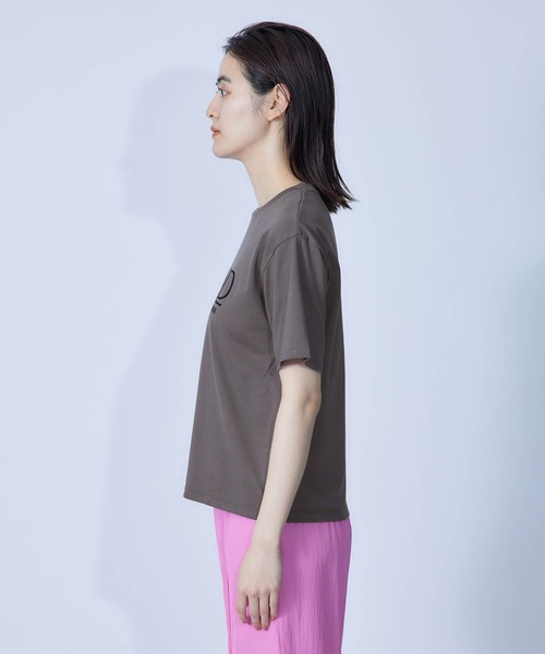 ROPE'（ロペ）の「アイランドTシャツ（Tシャツ/カットソー・レディース・ホワイト/チャコールグレー/カーキ/ブルー系その他6・38）」の12枚目の写真