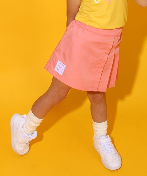 BABYDOLL(ベビードール)の「アシメ スカート 6679K(デニムスカート・キッズ・ピンク/ベージュ・110cm/100cm/130cm/90cm/120cm/140cm/80cm/150cm)」の2枚目の写真