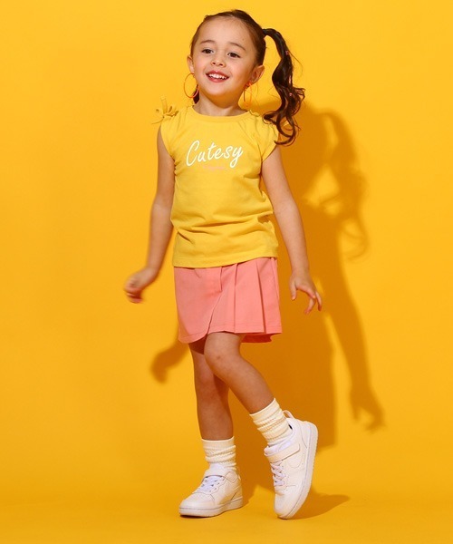 BABYDOLL(ベビードール)の「アシメ スカート 6679K(デニムスカート・キッズ・ピンク/ベージュ・110cm/100cm/130cm/90cm/120cm/140cm/80cm/150cm)」の10枚目の写真