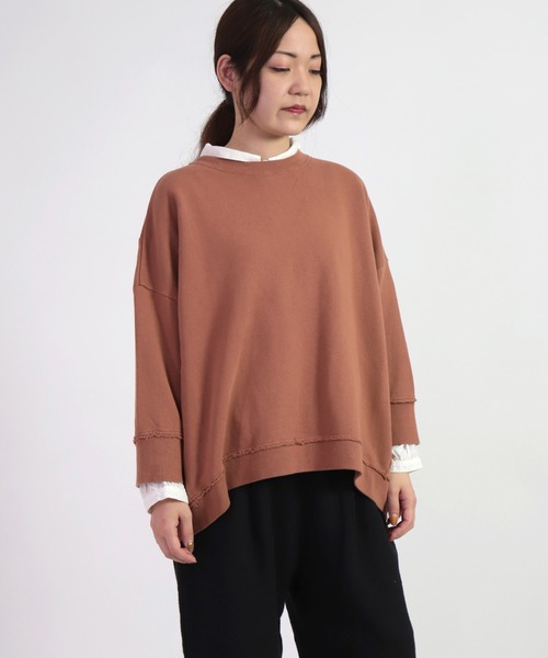 Brocante ブロカント／ヴィンテージ裏毛ココントレーナー／グレージュ Brocante / ブロカント] ヴィンテージ裏毛 ココントレーナー | Domingo