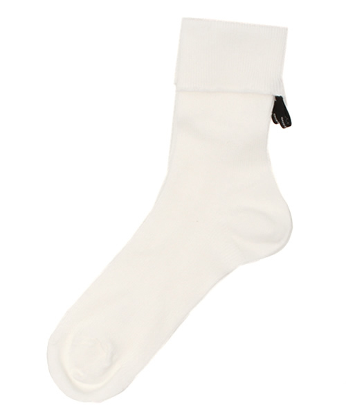 Kastane（カスタネ）の「【Kastane】リブSOX（ソックス/靴下・レディース・ネイビー/ホワイト/ライトグレー/レモンイエロー/レッド・FREE）」の2枚目の写真