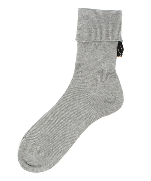 Kastane（カスタネ）の「【Kastane】リブSOX（ソックス/靴下・レディース・ネイビー/ホワイト/ライトグレー/レモンイエロー/レッド・FREE）」の3枚目の写真