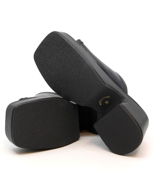 Sugar Sugar（シュガーシュガー）の「【SUGAR SUGAR シュガーシュガー】スクエアトゥバルキーヒールサンダル（サンダル・レディース・ブラック/イエロー/アイボリー/グリーン・S/M/L/LL）」の13枚目の写真