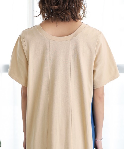 Bou Jeloud（ブージュルード）の「【WEB限定トールサイズ】２ＷＡＹドッキングワンピース（ワンピース・レディース・ブラック/ベージュ/ミント・38/TL）」の9枚目の写真