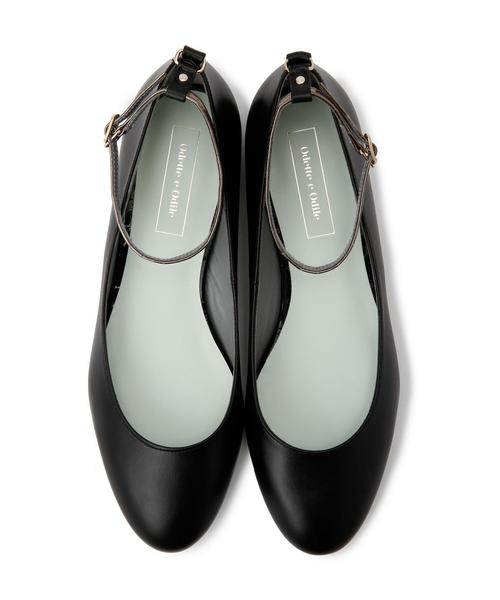 ODETTE E ODILE(オデットエオディール)の「OFM グレース CT15(バレエシューズ・レディース・ブラック/ネイビー/シルバー・22cm/23cm/22.5cm/24cm/23.5cm/24.5cm)」の2枚目の写真