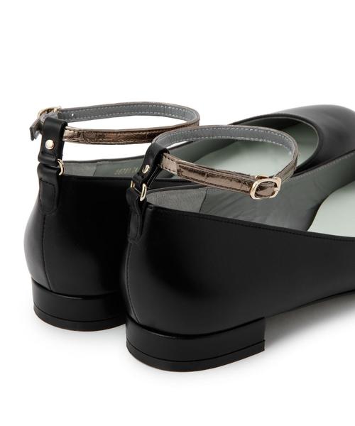 ODETTE E ODILE(オデットエオディール)の「OFM グレース CT15(バレエシューズ・レディース・ブラック/ネイビー/シルバー・22cm/23cm/22.5cm/24cm/23.5cm/24.5cm)」の8枚目の写真