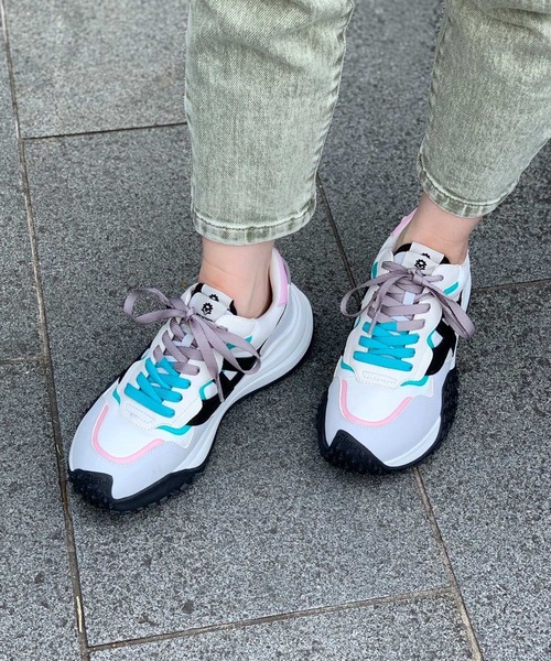 ASH（アッシュ）の「【JOKER】ボリュームソールスニーカー（スニーカー・レディース・ホワイト×ピンク/ブラック/ホワイト×ブラウン/マルチ・37/35/38/39/36）」の17枚目の写真