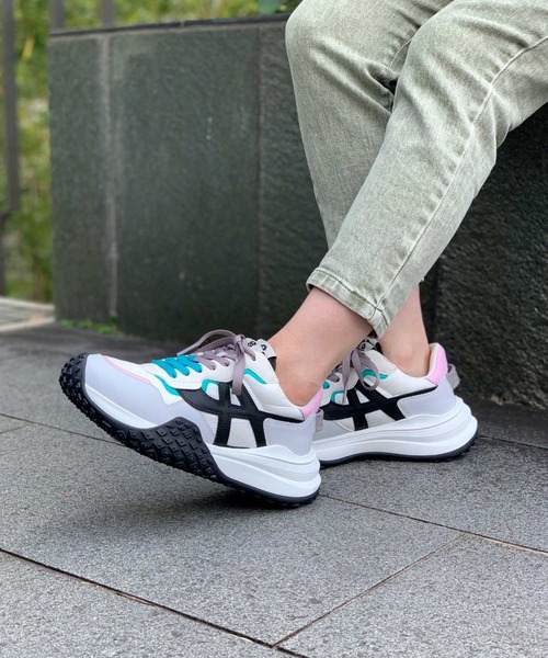 ASH（アッシュ）の「【JOKER】ボリュームソールスニーカー（スニーカー・レディース・ホワイト×ピンク/ブラック/ホワイト×ブラウン/マルチ・37/35/38/39/36）」の6枚目の写真