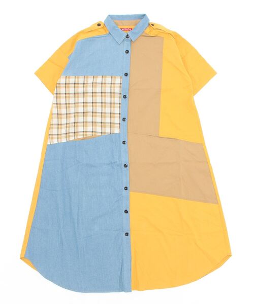 チャイハネ（チャイハネ）の「【チャイハネ】ワッチリーシャツワンピース（シャツワンピース・レディース・ネイビー/カーキ/イエロー・FREE）」の22枚目の写真