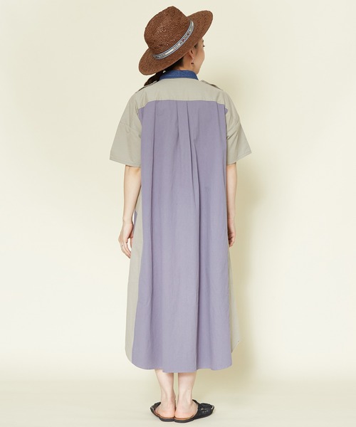 チャイハネ（チャイハネ）の「【チャイハネ】ワッチリーシャツワンピース（シャツワンピース・レディース・ネイビー/カーキ/イエロー・FREE）」の17枚目の写真