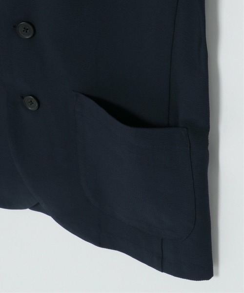 ikka（イッカ）の「シアサッカーテーラードジャケット（テーラードジャケット・メンズ・ネイビー/オリーブ・S/M/L/XL）」の7枚目の写真