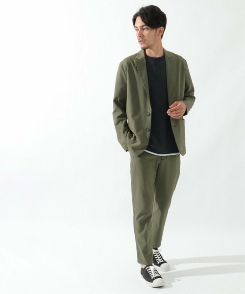 ikka（イッカ）の「シアサッカーテーラードジャケット（テーラードジャケット・メンズ・ネイビー/オリーブ・S/M/L/XL）」の17枚目の写真