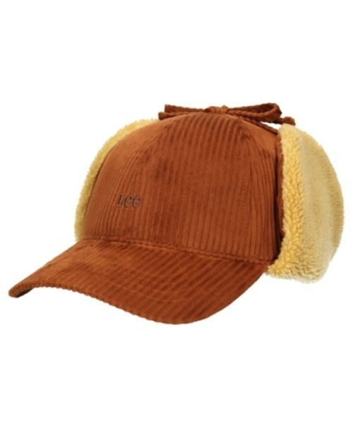 Lee(リー)の「Lee/リー EAR FLAP CAP CORDS&BOA(キャップ・レディース・ブラック/ホワイト/ブラウン・57~59cm)」の1枚目の写真