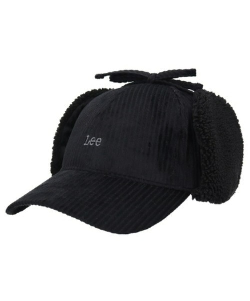Lee(リー)の「Lee/リー EAR FLAP CAP CORDS&BOA(キャップ・レディース・ブラック/ホワイト/ブラウン・57~59cm)」の3枚目の写真