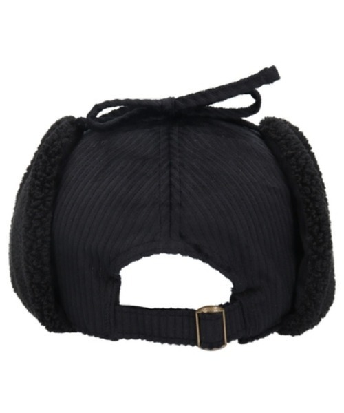 Lee(リー)の「Lee/リー EAR FLAP CAP CORDS&BOA(キャップ・レディース・ブラック/ホワイト/ブラウン・57~59cm)」の6枚目の写真
