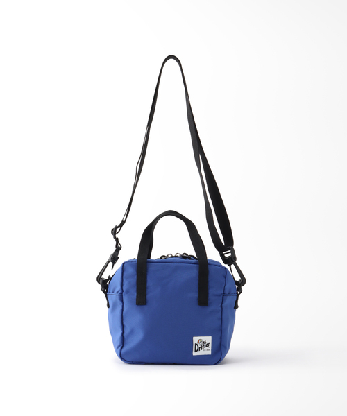 U by SPICK&SPAN(ユーバイスピックアンドスパン)の「【Drifter/ドリフター】SQUARE MINI BAG(ショルダーバッグ・レディース・ブルー/アイボリー・FREE)」の2枚目の写真