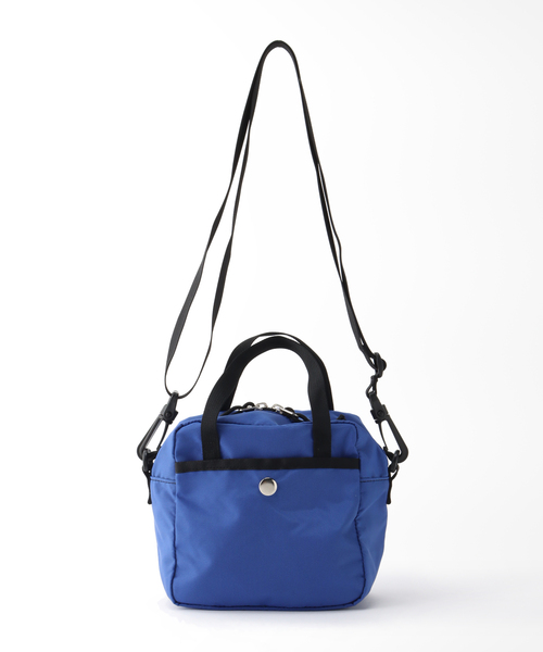 U by SPICK&SPAN(ユーバイスピックアンドスパン)の「【Drifter/ドリフター】SQUARE MINI BAG(ショルダーバッグ・レディース・ブルー/アイボリー・FREE)」の4枚目の写真