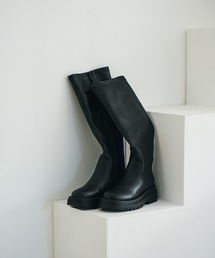 ADAM ET ROPE' | 【WEB限定(一部店舗展開あり)】ボリュームソールストレッチロングブーツ(ブーツ)