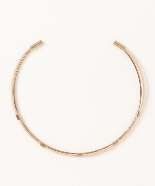 B.C STOCK(ベーセーストック)の「スエードフウチョーカー(チョーカー・レディース・ベージュ/ブラウン・FREE)」の2枚目の写真