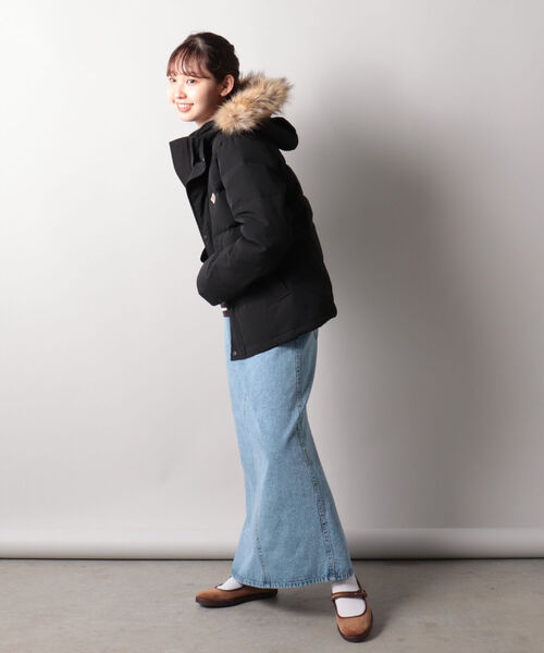 DANTON(ダントン)の「【WEB限定】【DANTON/ダントン】T/C DOWN JACKET(ダウンジャケット/コート・レディース・ブラック・M)」の8枚目の写真