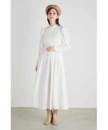 rienda | キルティングベストフレアワンピース(ワンピース)