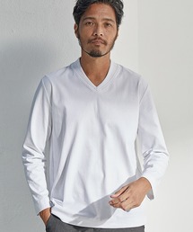UNION STATION | 【EFFORTLESS】シルケットスムースジャガードリブロンTEE(Tシャツ/カットソー)