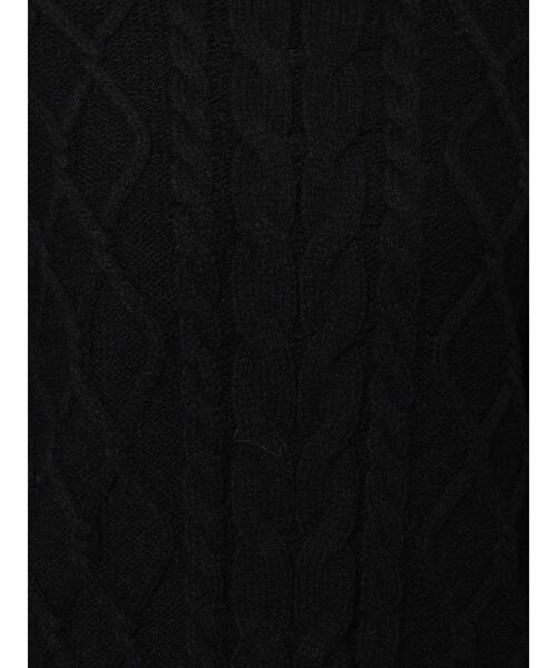 MERCURYDUO（マーキュリーデュオ）の「オープンショルダーケーブルミニワンピース（ワンピース・レディース・ブラック/ダークブラウン/アイボリー・FREE）」の14枚目の写真