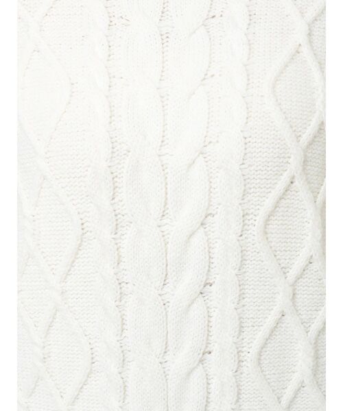 MERCURYDUO（マーキュリーデュオ）の「オープンショルダーケーブルミニワンピース（ワンピース・レディース・ブラック/ダークブラウン/アイボリー・FREE）」の21枚目の写真