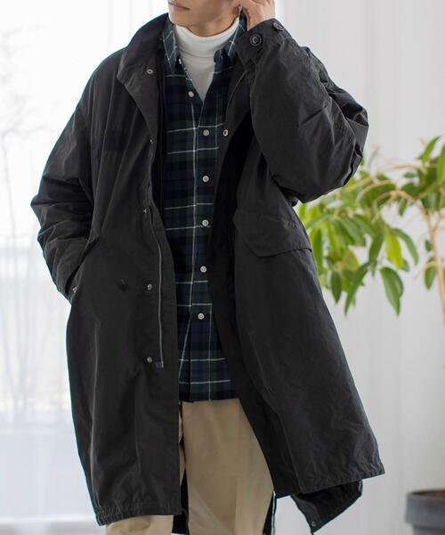 coen（コーエン）の「ビッグシルエット3WAYモッズコート(M-65) [コート＋キルティングライナー2点セット]（モッズコート・メンズ・ブラック/オリーブ・MEDIUM/SMALL/LARGE）」の18枚目の写真