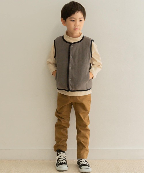 URBAN RESEARCH DOORS（アーバンリサーチドアーズ）の「『WEB/一部店舗限定サイズ』リバーシブルキルトベスト(KIDS)（その他アウター・キッズ・ネイビー/キャメル・105/150/120/135）」の13枚目の写真
