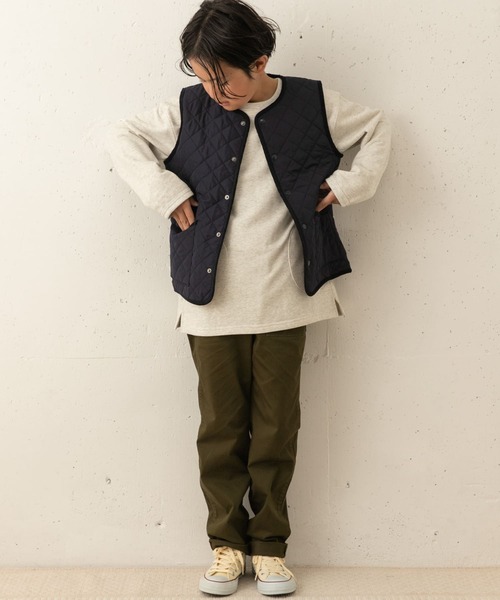 URBAN RESEARCH DOORS（アーバンリサーチドアーズ）の「『WEB/一部店舗限定サイズ』リバーシブルキルトベスト(KIDS)（その他アウター・キッズ・ネイビー/キャメル・105/150/120/135）」の22枚目の写真