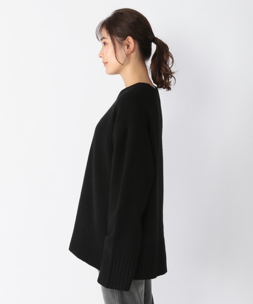 BARNYARDSTORM（バンヤードストーム）の「BARNYARDSTORM / 【WEB限定カラー】クルーAQUAニット（ニット/セーター・レディース・ブラック/グレー/ピンク/イエロー/ブルー/グリーン・1/0）」の20枚目の写真