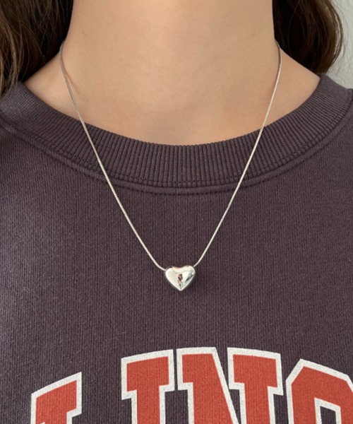 LOWRYS FARM(ローリーズファーム)の「ハートネックレス 166328(ネックレス・レディース・シルバー/ゴールド・FREE)」の1枚目の写真