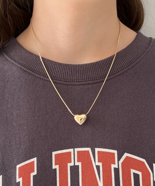 LOWRYS FARM(ローリーズファーム)の「ハートネックレス 166328(ネックレス・レディース・シルバー/ゴールド・FREE)」の2枚目の写真
