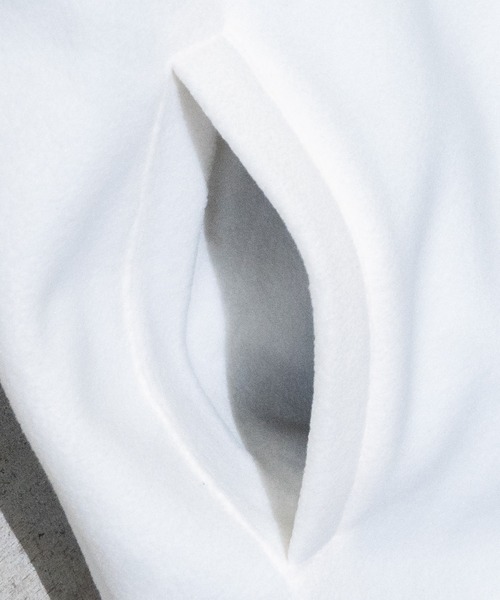 Limited Line Naive Magic（リミテッドラインナイーブマジック）の「【a】フリース フロントワッペン ZIPベスト（その他アウター・メンズ・グリーン/オレンジ/アイボリー/ブラック/ブルー・MEDIUM/LARGE/X-LARGE）」の7枚目の写真