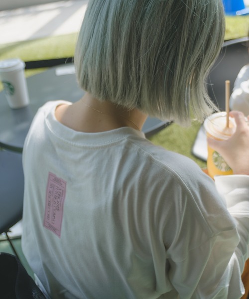 Kastane（カスタネ）の「【UNISEX】SIXSENCE FUTUREロンT（Tシャツ/カットソー・レディース・オフホワイト/チャコールグレー・M/XL）」の20枚目の写真