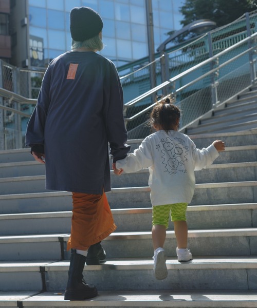 Kastane（カスタネ）の「【UNISEX】SIXSENCE FUTUREロンT（Tシャツ/カットソー・レディース・オフホワイト/チャコールグレー・M/XL）」の13枚目の写真