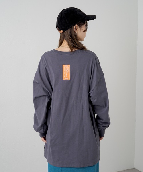 Kastane（カスタネ）の「【UNISEX】SIXSENCE FUTUREロンT（Tシャツ/カットソー・レディース・オフホワイト/チャコールグレー・M/XL）」の16枚目の写真