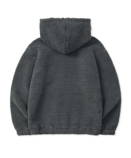 FCMM（エフシーエムエム）の「WARM UP DUMBLE FLEECE HOODIE/ウォームアップダンブルフリースフーディー（パーカー・メンズ・ベージュ/グレー/ブラック・MEDIUM/LARGE）」の18枚目の写真