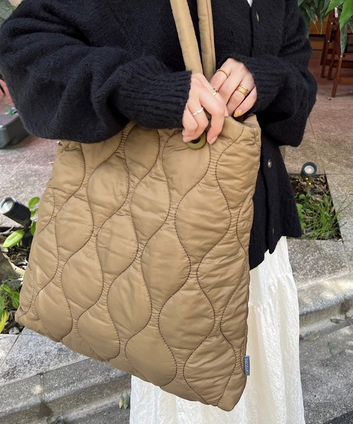 DISCOAT（ディスコート）の「【軽量・大容量/WEB限定】ボンディングトートバッグ（トートバッグ・レディース・ホワイト/ブラック/カーキ・FREE）」の22枚目の写真