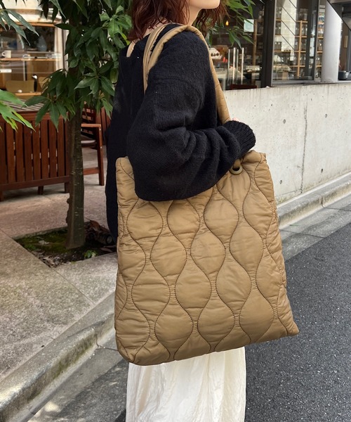 DISCOAT（ディスコート）の「【軽量・大容量/WEB限定】ボンディングトートバッグ（トートバッグ・レディース・ホワイト/ブラック/カーキ・FREE）」の18枚目の写真