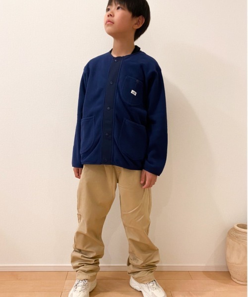 Lee(リー)の「Lee/リー キッズ フリースライナーブルゾン(ブルゾン・キッズ・レッド/ベージュ/グレー/ネイビー・140/150/130)」の3枚目の写真
